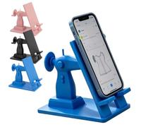 ZANWANXIN Sewing Machine Phone Stand For Office Desk, Study Table & Workbench, Sewists Crafters Use, Hands Free Universal Cell Phone Holder With All Smartphones，Blue