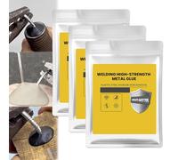 ZANWANXIN Welding High-Strength Metal Glue, New Plastic Steel Repair Mud Iron Adhesive, Solid Shaping Metal Adhesive, Powerful Pipe Leak Repair Sealant (Black, 3PCS)