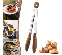 ZANWANXIN Wooden Cooking Tongs, Wooden Tongs, Wooden Tongs for Cooking, Wooden Salad Tongs, Wood Tongs for Cooking, Bamboo Tongs for Cooking, Wooden Kitchen Tongs (Small 1PCS)