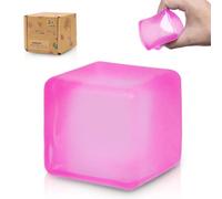 Zanyblox Squishy Squeeze Toys - Soft 1.37in Mini Squishy Cube with Durable Structure, Sensory Ball Style Toy Made from Non-Toxic Dough Material for Anxiety & Stress Relief (Purple)