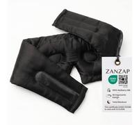 ZANZAP Silk Eye Mask for Sleeping - Total Blackout Sleep Mask, 3D Contoured, Zero Pressure on Lashes, 22 Momme Mulberry Silk, Velvet-Soft Adjustable Strap That Never Digs In Side Sleepers, Men & Women