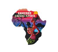 Zanzibar Tanzania 3D Map Fridge Magnet Souvenir Gift,Resin Handmade Zanzibar Refrigerator Magnet Home & Kitchen Decoration Collection