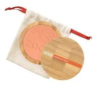 ZAO Compact Blush 325 Coral Gold Shimmering Pink and Orange, Blusher in Refillable Bamboo Box (Organic, Vegan, Natural Cosmetics) 101325