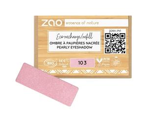Zao Eyes Eyeshadow-PrimerPearly Eyeshadow Refill 103 Old Pink