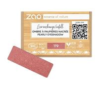 Zao Eyes Eyeshadow-PrimerPearly Eyeshadow Refill 119 Coral Rose
