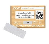 Zao Eyes Eyeshadow-PrimerRefill Rectangular Eyeshadow 114 Silver