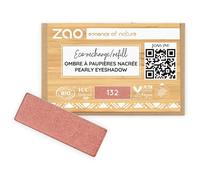 Zao Eyes Eyeshadow-PrimerRefill Rectangular Eyeshadow 132 Peach Pink
