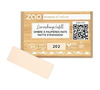 Zao Eyes Eyeshadow-PrimerRefill Rectangular Eyeshadow Matt 202 Brown Beige