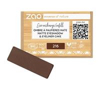 Zao Eyes Eyeshadow-PrimerRefill Rectangular Eyeshadow Matt 216 Brown