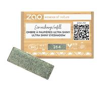 Zao Eyes Eyeshadow-PrimerUltra Shiny Eyeshadow Refill 284 Beetle Green