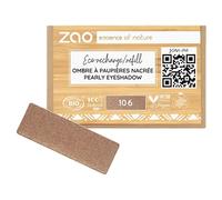 zao Eyes Eyeshadow & Primer Refill Rectangular Eyeshadow 106 Pearly Bronze