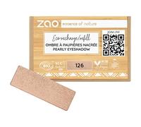 zao Eyes Eyeshadow & Primer Refill Rectangular Eyeshadow 126 Pearly Golden Petal