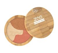 Zao Face Rouge-Highlighter3in1 Bamboo Sublime Mosaic 351 Gold Medium