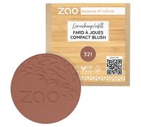 Zao Face Rouge-HighlighterRefill Compact Blush No. 321 Brown Orange