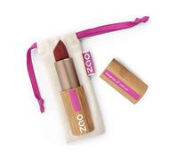 ZAO Matte Lipstick 465 Dark Red (in Refillable / Organic Eco-Certified Bamboo Box)