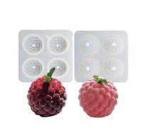 Zaoalife Silicone Raspberry Shape Moulds, Dessert Silicone Cake Mould, for Baking Mousse Cake, Candy, Chocolate