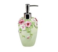 zaoalife Vintage Soap Dispenser 3D Flower Sculpture Liquid Hand Soap Dispenser Pump Bottle for Bathroom, Kitchen Counter, Beauty Shop, Hotel