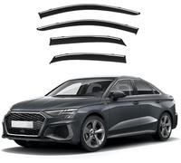 ZaoFenZ Car Wind Deflectors for Audi A3(Saloon) MK4 8Y 2021, Keep Your Car Ventilated in Rain, Reduce Wind Turbulence Tinted In Channel, Accessories