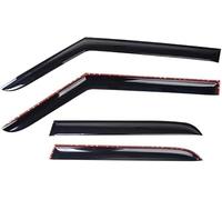 ZaoFenZ Car Wind Deflectors for Mini Cooper F55 2015-2020, Keep Your Car Ventilated in Rain, Reduce Wind Turbulence Tinted In Channel, Accessories