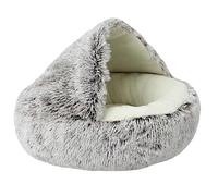 ZAOQIU Plush Donut Dog Bed, Calming Dog Bed Fluffy Plush Pet Bed,Soft and Fluffy Cuddler Pet Cushion Self-Warming Puppy Beds, Indoor Cats Dogs Soft Warm Donut Cave Bed, Pet Sleeping Pillow