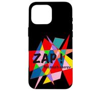 Zap! Funny Energetic Abstract Geometric Explosion Graphic Case for iPhone 16 Pro Max