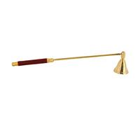 Zap Impex ® Brass Candle Extinguisher with wooden handle