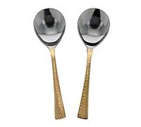 Zap impex Stainless Steel Serving Spoons, Set of 2 Indian Tableware Serving Tableware for Household and Kitchen