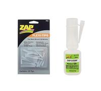ZAP PT04 Medium CA+ 1/4oz AND PT21 Flexi-Tips Glue Applicators (24)