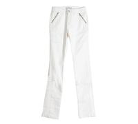 Zapa Womens Long straight-cut trousers with hems AJEA10-A354 woman - White Cotton - Size EU 24