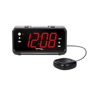 ZAPALA Expert Alarm Clock for Bedroom, 2 Alarms Loud LED Big Display Plug in Simple Basic Digital Clock with USB Charging Port & Bed Shaker, Adjustable Volume, Dimmable, Snooze for Deep Sleepers Kids
