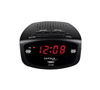ZAPALA expert Wake-Up Alarm Clock with Radio for Bedside or Kitchen, Dual Alarm, Sleep & Snooze Function, FM Radio with 10 Preset Station, USB Port for Smart Phones and Tablets Charging