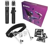 Zapbox - Next-gen iPhone VR Headset with 2 Motion Controllers, Free Apps, PC VR and Mixed Reality Support | Paint in 3D, Watch Spatial Videos, and More