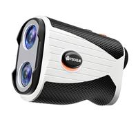 Zapdos Golf Rangefinder with Slope, 1200 Yards Laser Range Finder for Golfer, 7X Magnification Flag Pole Locking Vibration Rechargeable Range Finders Golf Accessories for Men, White