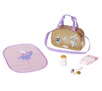 Zapf Creation BABY born Happy Birthday Changing Bag - For Toddlers 3 Years and Up - Easy for Small Hands - Includes Nappy, Mat and Accessories