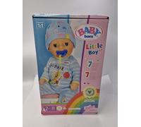 BABY born Little Boy 36cm - Easy for Small Hands, Creative Play Promotes Empathy & Social Skills - For Toddlers 2 Years & Up - Includes Outfit and 7