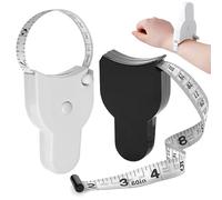 Zaphara 2 Pcs Body Tape Measure,150cm Retractable Tap-es Measure, Automatic Telescopic Tape-s Measure Body,Portable Waist Measuring Ta-pes for Body Measurements Tracking Weight Loss