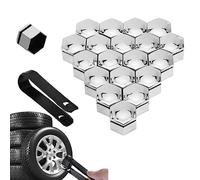 ZAPORA 20 PCS Wheel Bolt Caps, for AUDI A4 2016-2019 Wheel Nut Caps Wheels with Anti-Theft Most Wheel Bolts Bolt Protection Cover,19mm