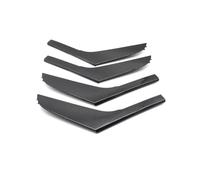 ZAPORA 2pcs/4pcs Car Front and Rear Left and Right Door Handle Cover Trim Replacement Parts for Golf 6 GTI MK6 2009-2014(Carbon Black 4pcs)