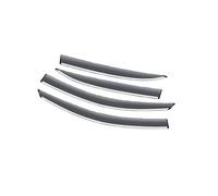 ZAPORA Adhesive External 4pcs Car Windows Visor Rain Eyebrow Vent Awnings Smoke Guard Accessories For Tiguan 5N MK1 2009-2016