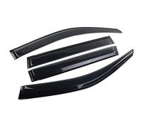 ZAPORA Adhesive External 4pcs Car Windows Visor Rain Eyebrow Vent Awnings Smoke Guard Trim For Toyota Rav4 IV XA40 2014 2015-2018