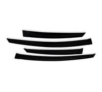ZAPORA Adhesive External Car Side Windows Visor Vent Windshield Wind Rain Guard Awnings Accessories For Toyota For Prius 30 2012-2015