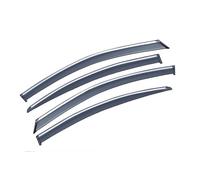 ZAPORA Adhesive External Car Styling Side Window Visor Rain Eyebrow Guards Trim Deflectors For Mazda CX-4 CX4 CX 4 2017-2023