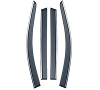 ZAPORA Adhesive External Car Windows Visor Vent Awnings Rain Eyebrow Accessories For Nissan For Sunny For Almera For Latio N17 2011-2020