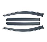 ZAPORA Adhesive External Window Visor Vent Awning Rain Guard Trim For Toyota For Camry XV50 Sedan For Daihatsu For Altis Aurion 2012-2017