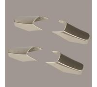 ZAPORA Auto Parts Interior Door Handle Cover Inner End Cover Decorative Replacement Parts for Lincoln for Town Car 2003-2011(4pcs)