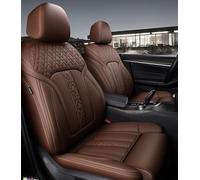 ZAPORA Car Accessories Seat Covers Front Seats Middle Perforated Leather Specific For Bmw 7 5 3 1 Series X5 X3 X1(Coffee)