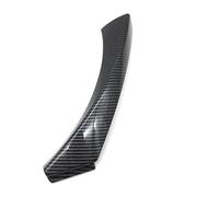 ZAPORA Car Interior Door Left and Right Handle Leather Exterior for 3 Series E90 E91 E92 316 318 320 325 328i 2004-2012(Left Cover Black-a)