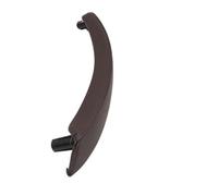 ZAPORA Car Left Right Interior Passenger Door Handle Leather Cover Replacement for X5 X6 E70 E71 E72 2007-2013(Left Coffee)