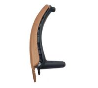 ZAPORA Car Left Right Interior Passenger Door Handle with Leather Cover Assembly for X5 X6 E70 E71 E72 2007-2014(Right Sattel Brown)