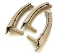 ZAPORA Car LHD Left and Right Inner Door Handle with Leather Cover Assembly Kit for X5 X6 E70 E71 E72 2007-2014(Style 7)